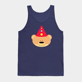 Teddy bear clown Tank Top